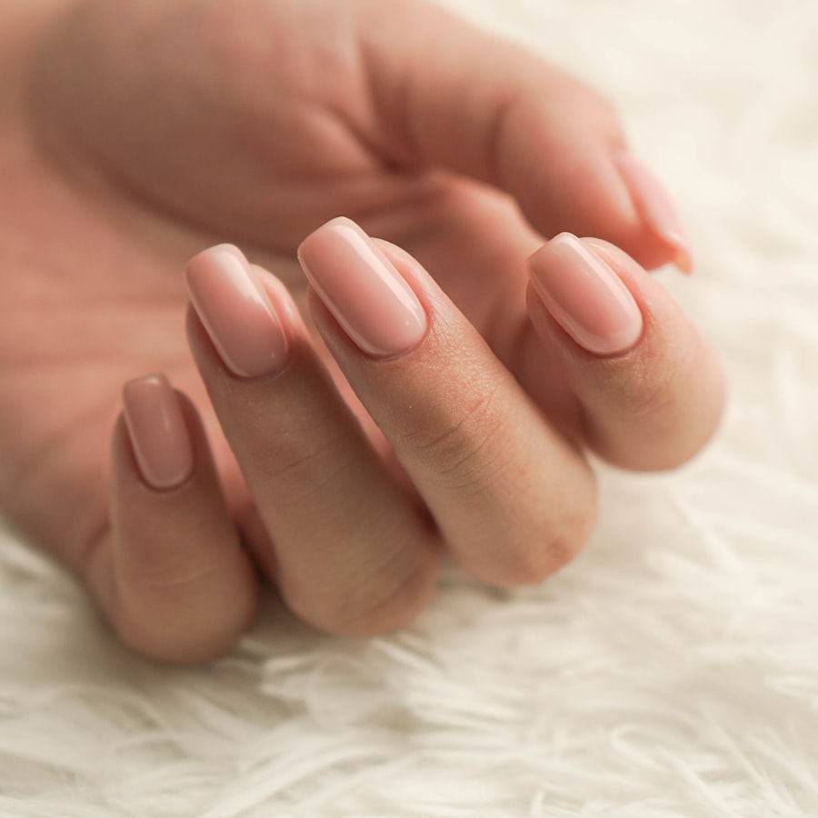 Nails after a fresh gel finish