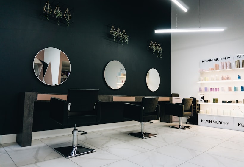 A client enjoying an unhurried nail appointment
