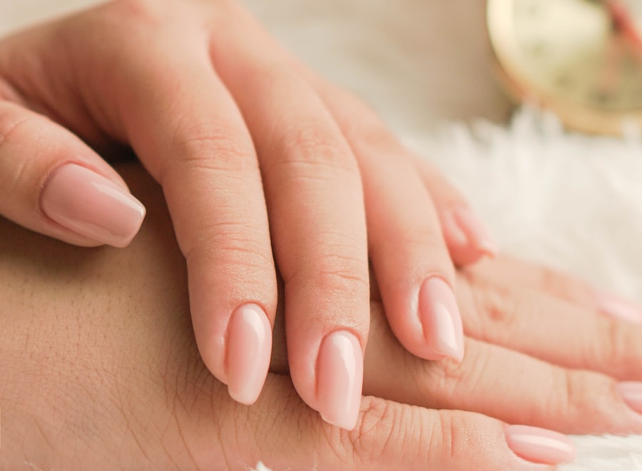 A client enjoying an unhurried nail appointment